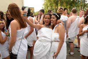 nude toga party